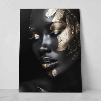 Mujeres Black & Gold AI (Vertical) #T01-P07