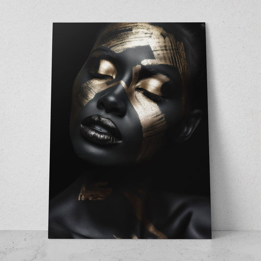 Mujeres Black & Gold AI (Vertical) #T01-P10