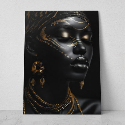 Mujeres Black & Gold AI (Vertical) #T01-P11