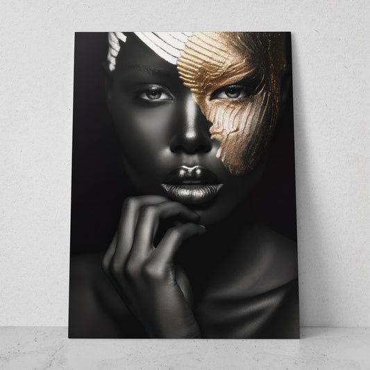 Mujeres Black & Gold AI (Vertical) #T01-P14