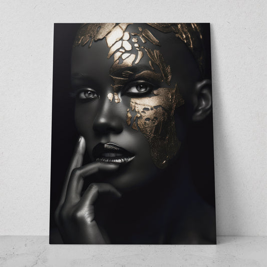 Mujeres Black & Gold AI (Vertical) #T01-P15