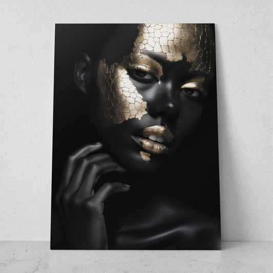 Mujeres Black & Gold AI (Vertical) #T01-P17