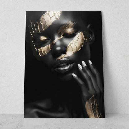 Mujeres Black & Gold AI (Vertical) #T01-P18