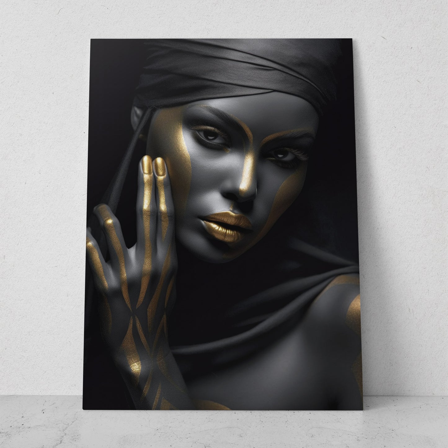 Mujeres Black & Gold AI (Vertical) #T01-P19