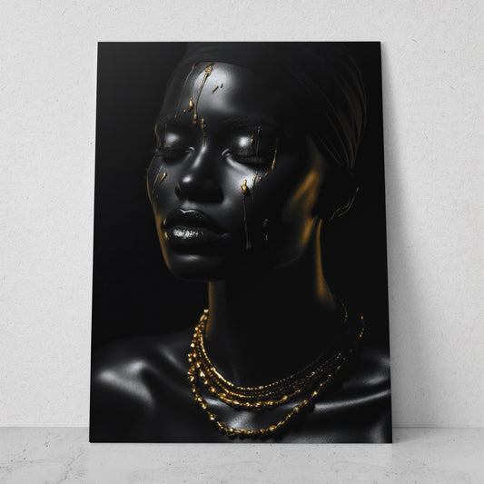 Mujeres Black & Gold AI (Vertical) #T01-P21