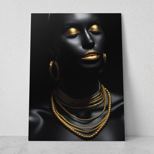Mujeres Black & Gold AI (Vertical) #T01-P23