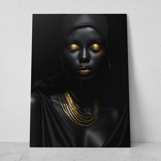 Mujeres Black & Gold AI (Vertical) #T01-P24