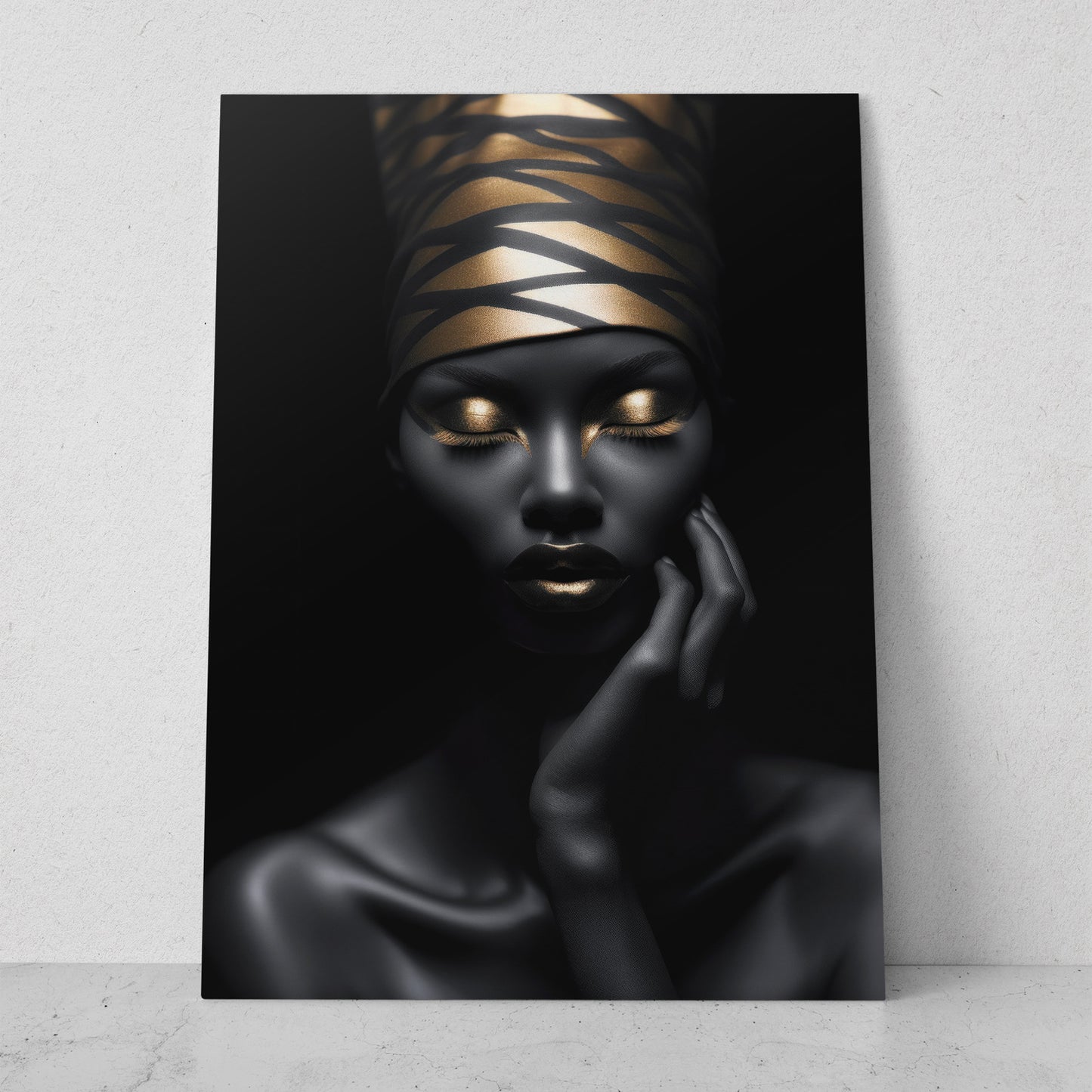 Mujeres Black & Gold AI (Vertical) #T01-P25