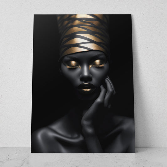 Mujeres Black & Gold AI (Vertical) #T01-P25