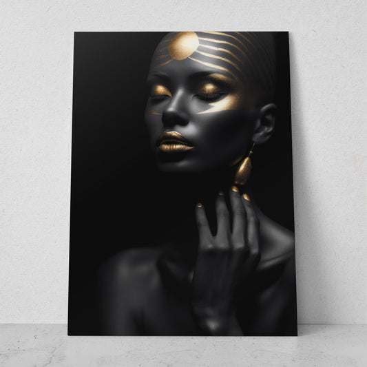 Mujeres Black & Gold AI (Vertical) #T01-P26