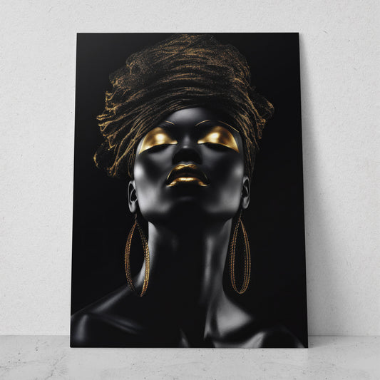 Mujeres Black & Gold AI (Vertical) #T01-P27