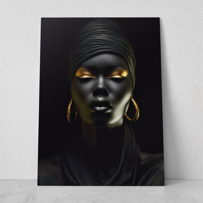 Mujeres Black & Gold AI (Vertical) #T01-P29