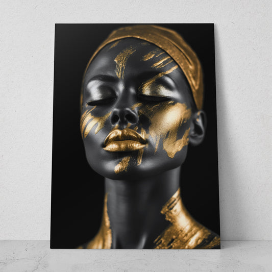 Mujeres Black & Gold AI (Vertical) #T01-P30