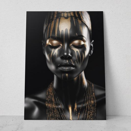 Mujeres Black & Gold AI (Vertical) #T01-P32