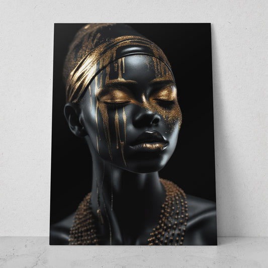 Mujeres Black & Gold AI (Vertical) #T01-P33
