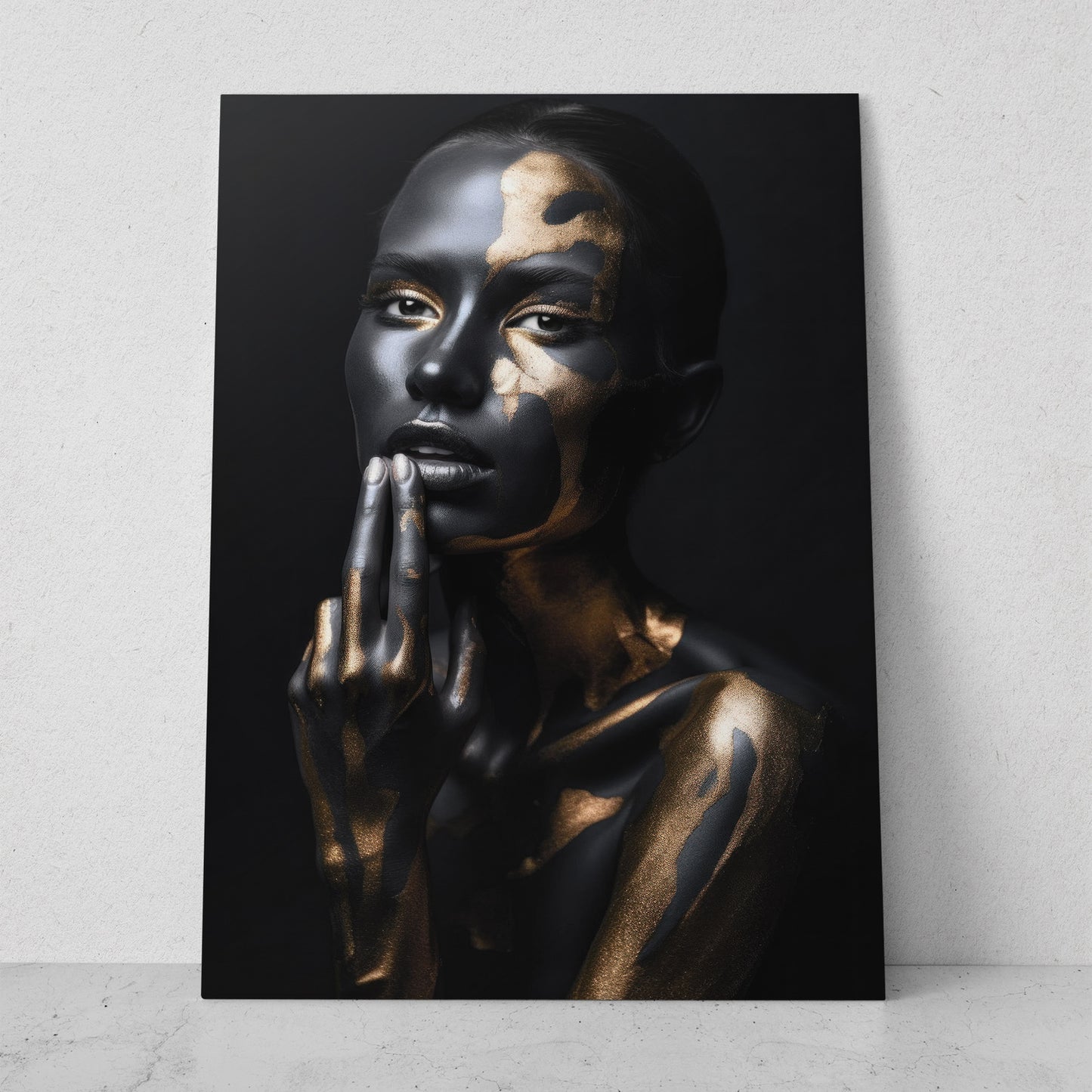 Mujeres Black & Gold AI (Vertical) #T01-P37