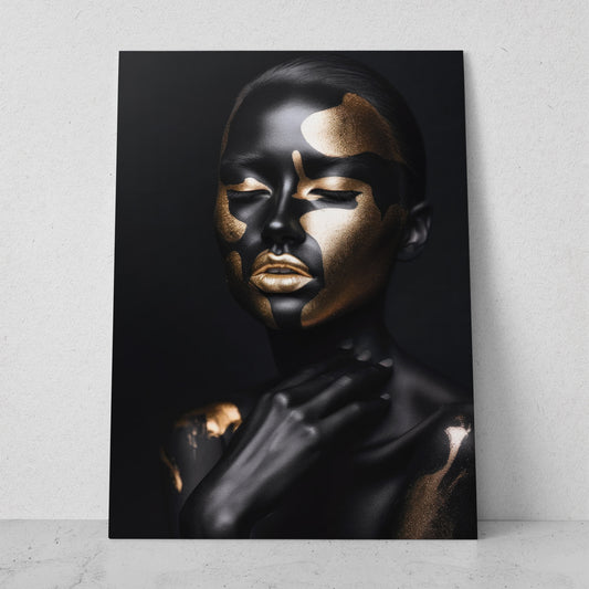 Mujeres Black & Gold AI (Vertical) #T01-P38