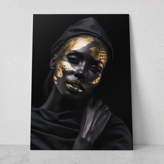 Mujeres Black & Gold AI (Vertical) #T01-P39