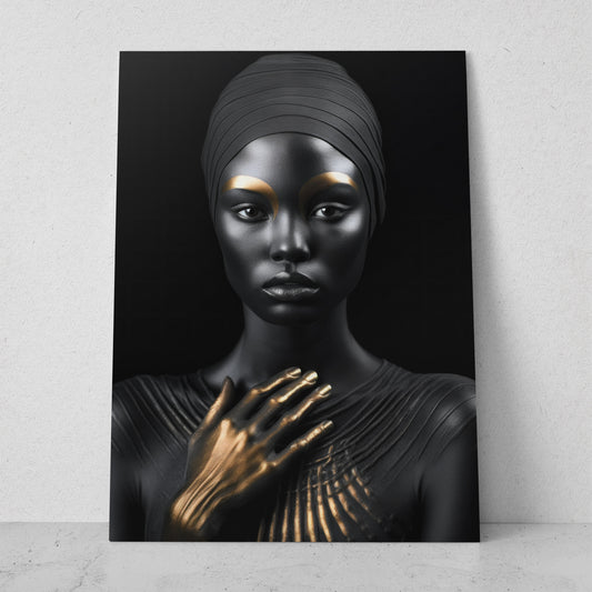 Mujeres Black & Gold AI (Vertical) #T01-P41