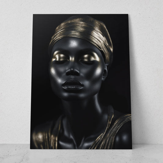 Mujeres Black & Gold AI (Vertical) #T01-P48