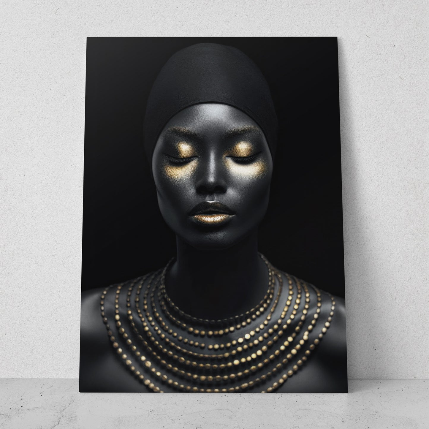 Mujeres Black & Gold AI (Vertical) #T01-P49