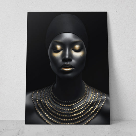 Mujeres Black & Gold AI (Vertical) #T01-P49