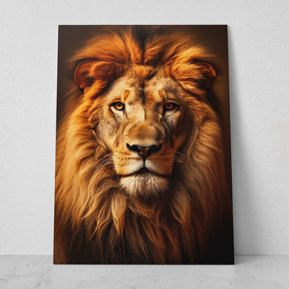 León - Fondo Amarillo (Vertical)