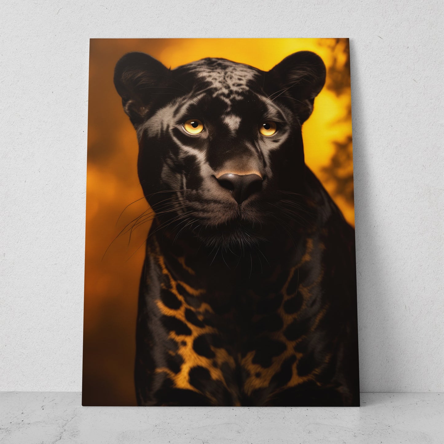 Pantera - Fondo Amarillo (Vertical)