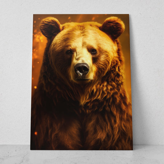 Oso - Fondo Amarillo (Vertical)