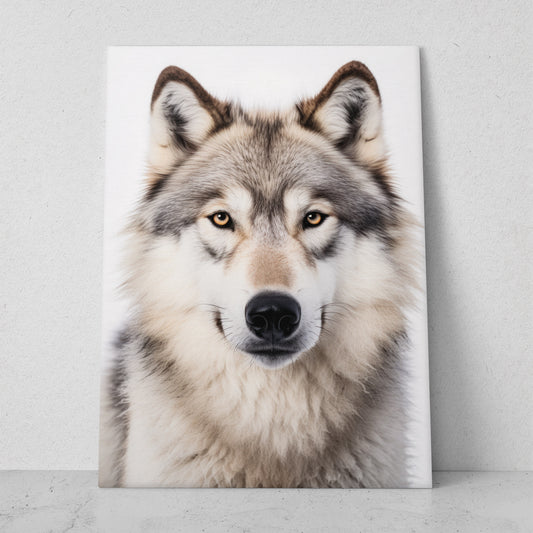 Lobo - Fondo Blanco (Vertical)