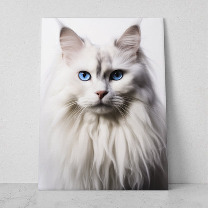 Gato - Fondo Blanco (Vertical)