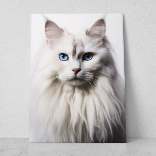 Gato - Fondo Blanco (Vertical)