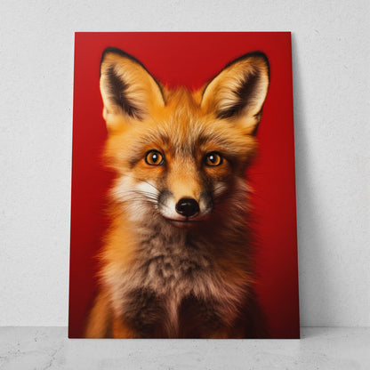 Zorro - Fondo Rojo (Vertical)