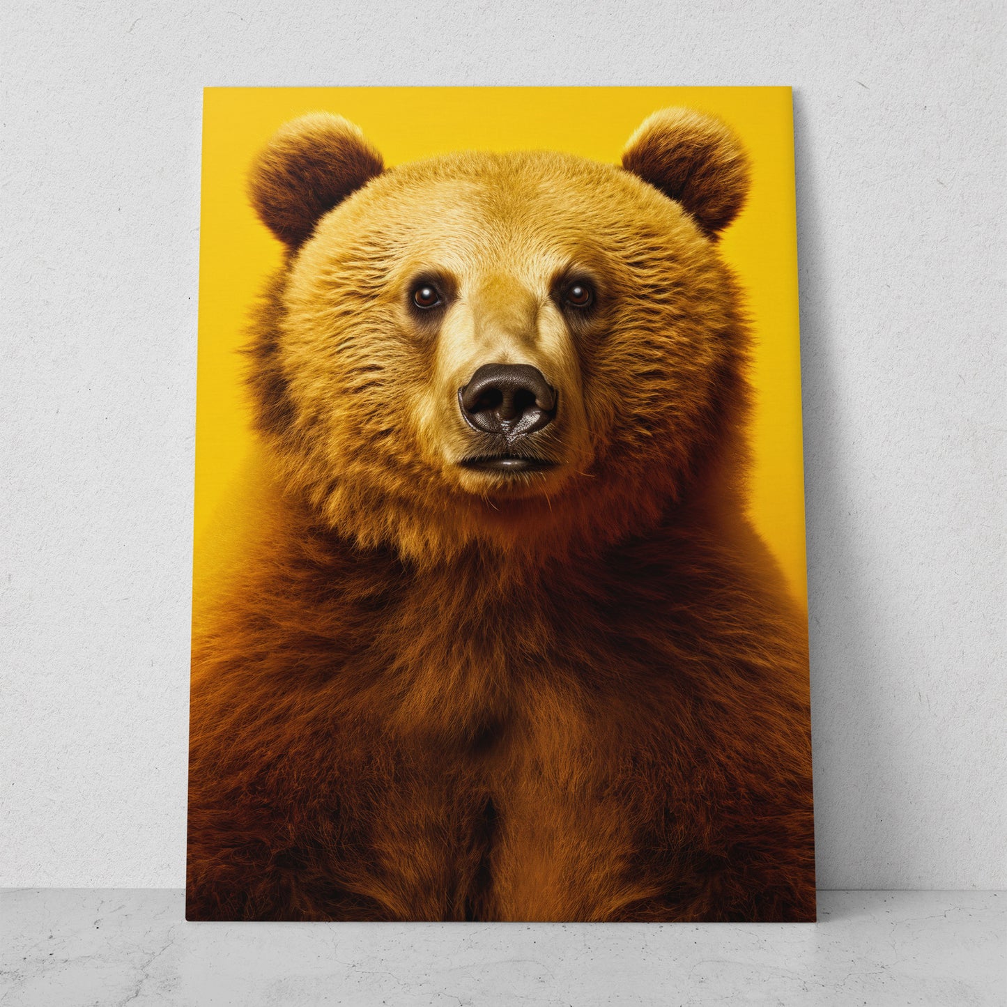 Oso - Fondo Amarillo 2 (Vertical)