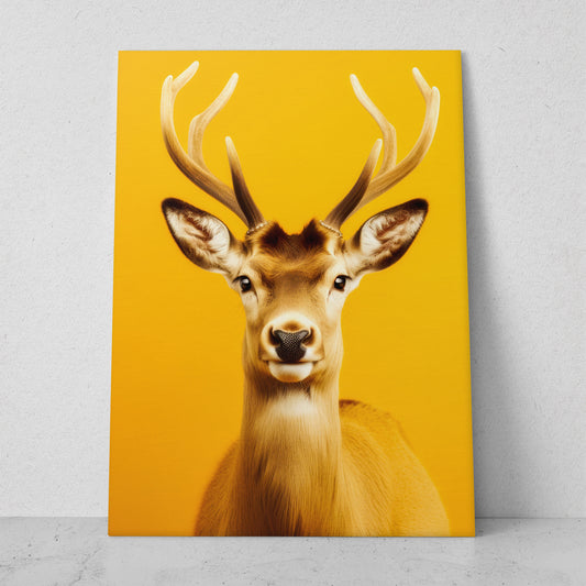 Venado - Fondo Amarillo 2 (Vertical)