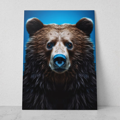 Oso - Fondo Azul (Vertical)