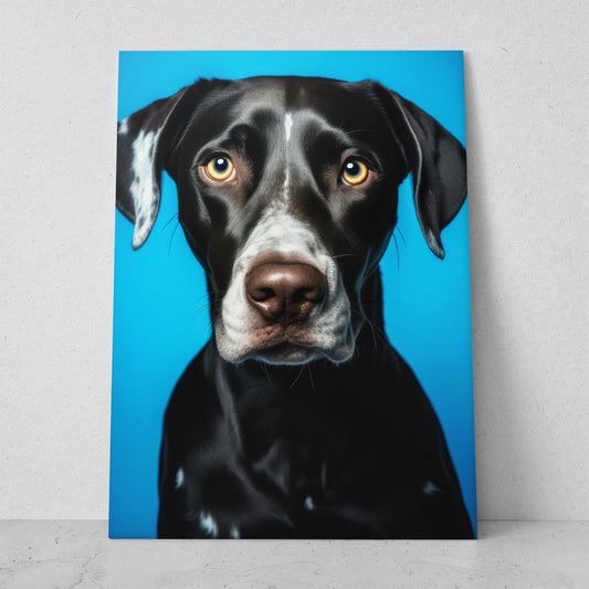 Perro - Fondo Azul (Vertical)