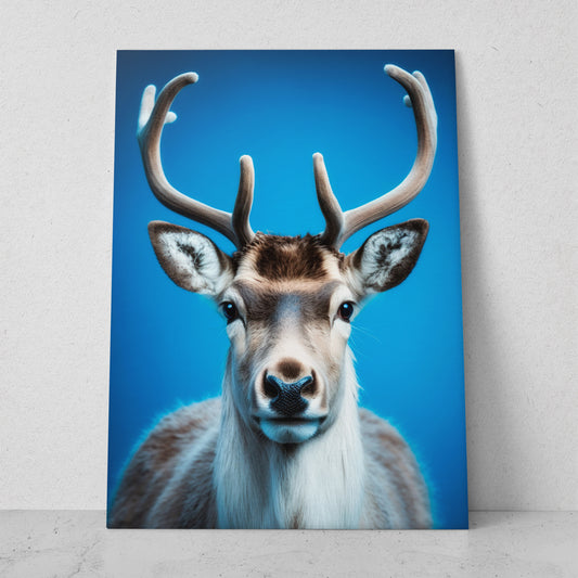 Venado - Fondo Azul (Vertical)