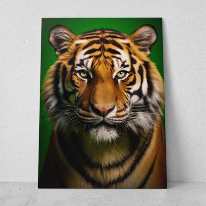 Tigre - Fondo Verde (Vertical)