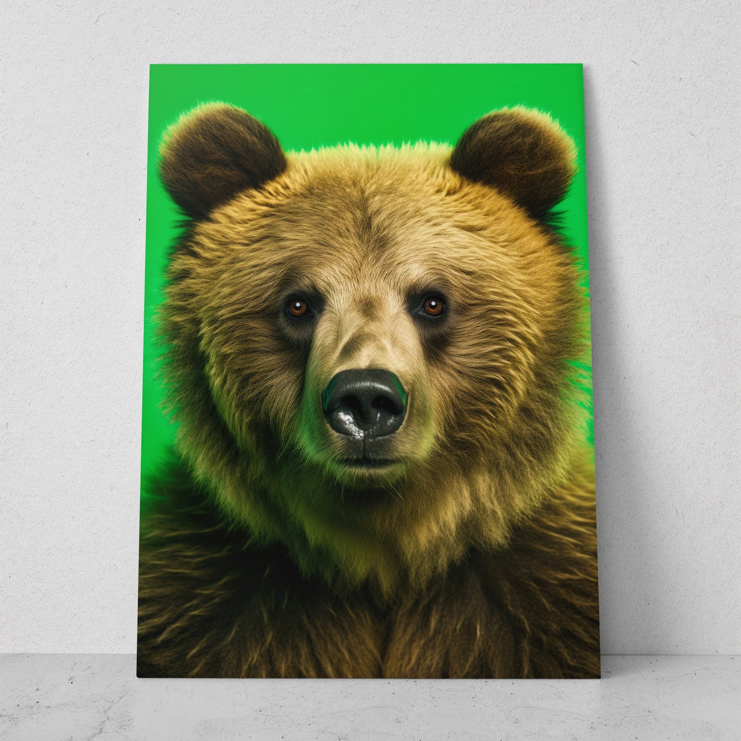 Oso - Fondo Verde (Vertical)