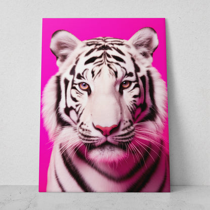 Tigre - Fondo Rosa (Vertical)
