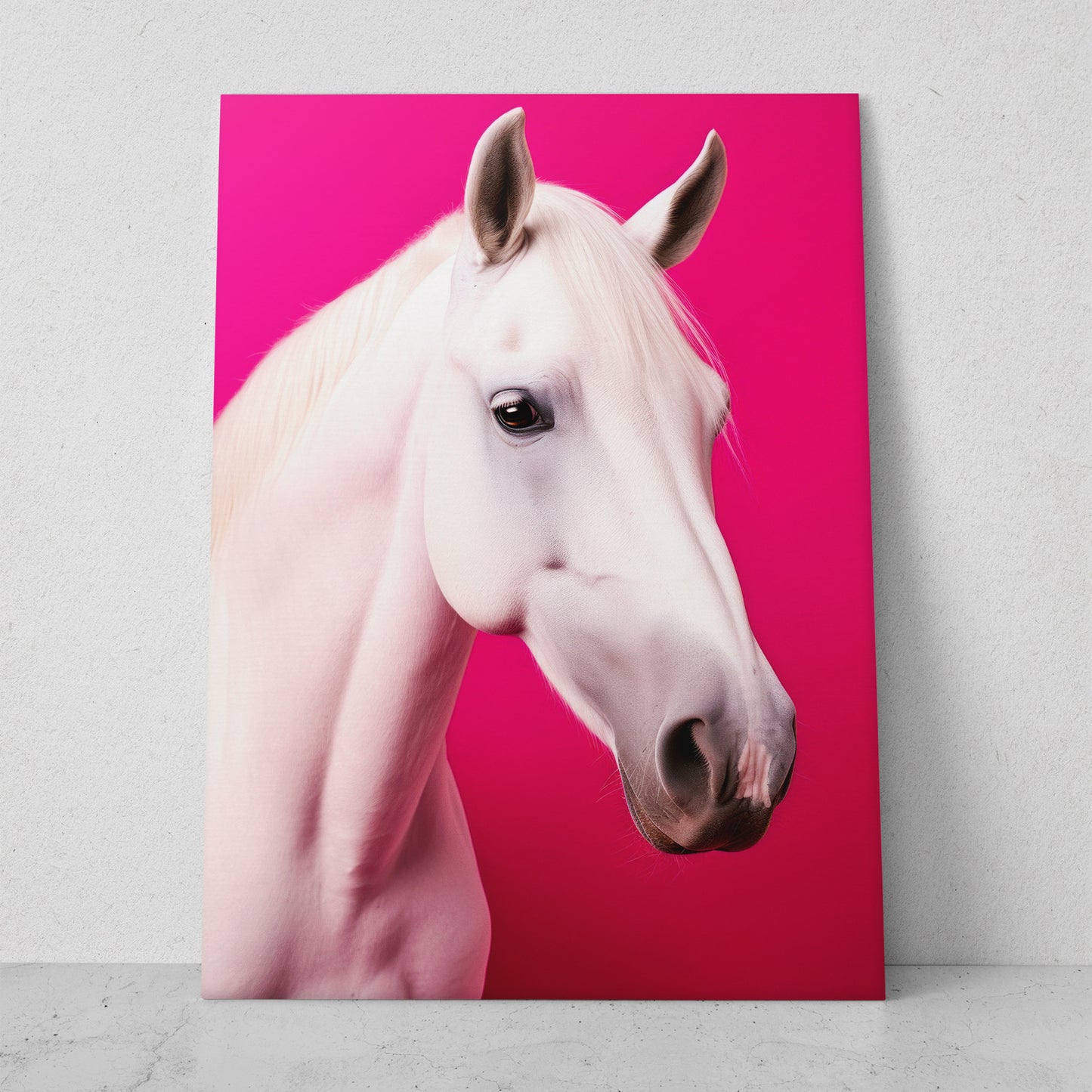 Caballo - Fondo Rosa (Vertical)