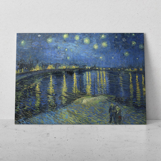 Noche estrellada sobre el Ródano - Vincent van Gogh (Horizontal)