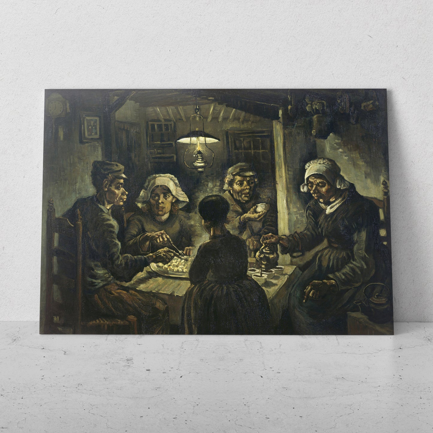 Los comedores de patatas - Vincent van Gogh (Horizontal)