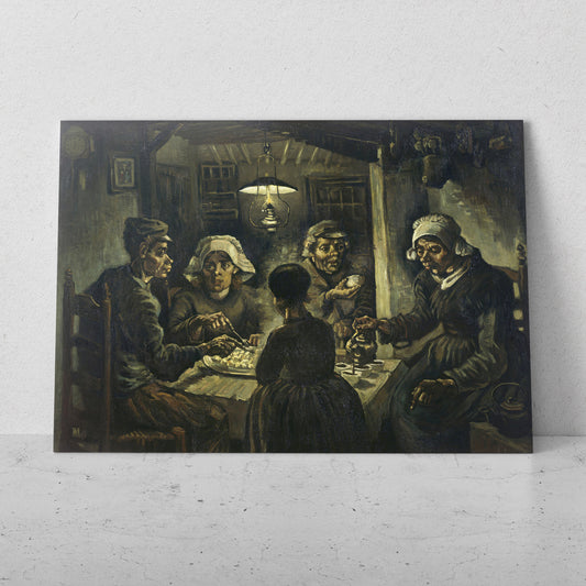 Los comedores de patatas - Vincent van Gogh (Horizontal)