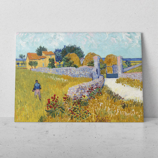 Granja en Provenza - Vincent van Gogh (Horizontal)