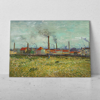 Fábricas en Clichy - Vincent van Gogh (Horizontal)