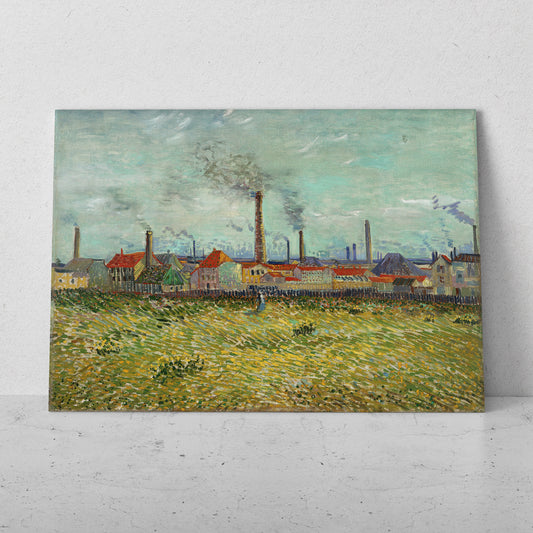 Fábricas en Clichy - Vincent van Gogh (Horizontal)