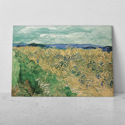 Campo de trigo con cipreses - Vincent van Gogh (Horizontal)