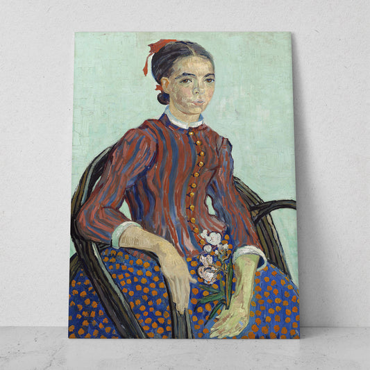 La Mousmé - Vincent van Gogh (Vertical)